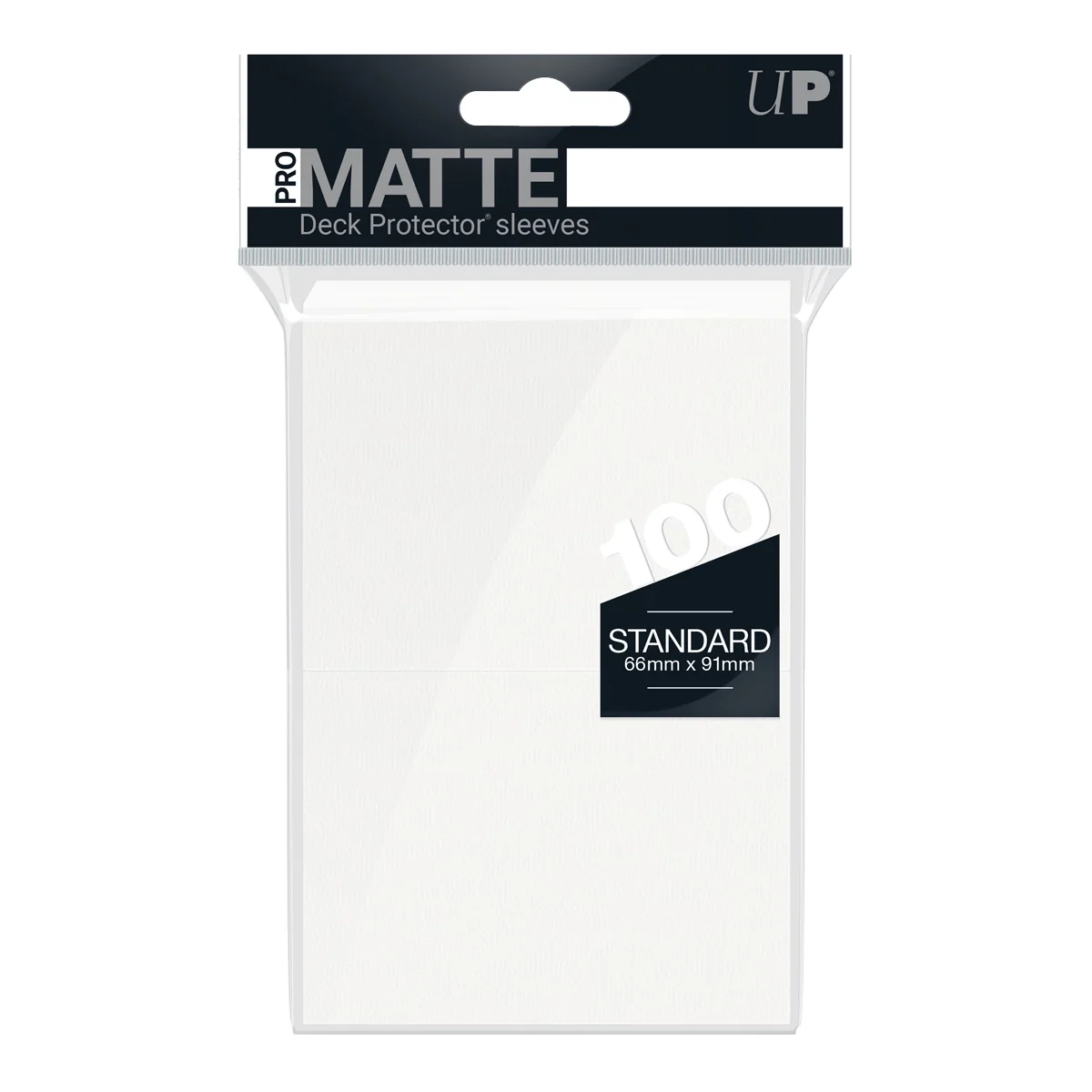 UP - Standard Sleeves: White [Matte] (100 Sleeves)