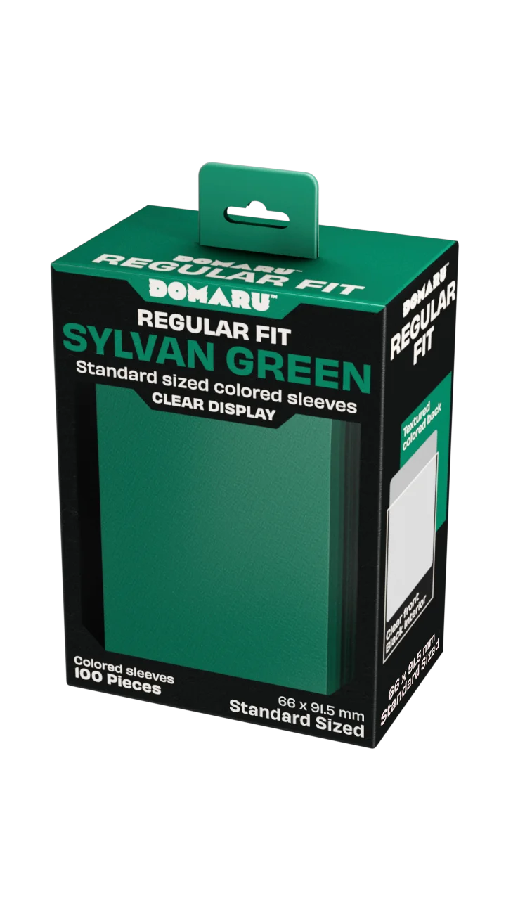 Gatherers' Tavern - DOMARU Regular Fit Standard Sleeves: Sylvan Green (100 Sleeves)